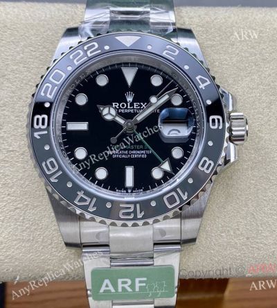 Replica Rolex Oyster GMT-Master II new 2024 Black-Grey Ceramic Bezel 40mm Watch